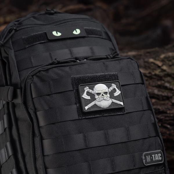 M-tac Uzšuve Bearded Skull 3d PVC