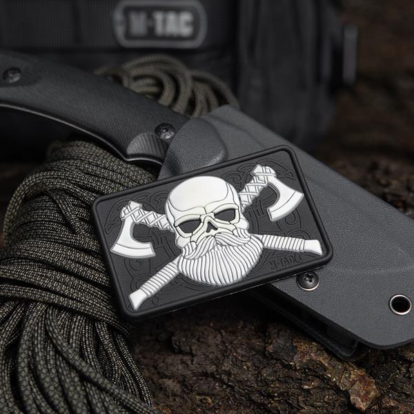M-tac Uzšuve Bearded Skull 3d PVC