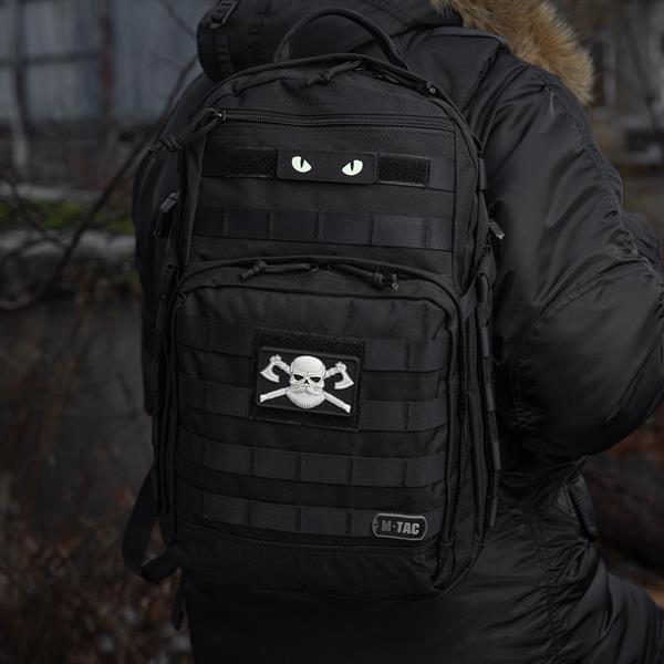 M-tac Uzšuve Bearded Skull 3d PVC