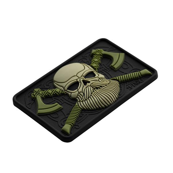 M-tac Uzšuve Bearded Skull 3d PVC