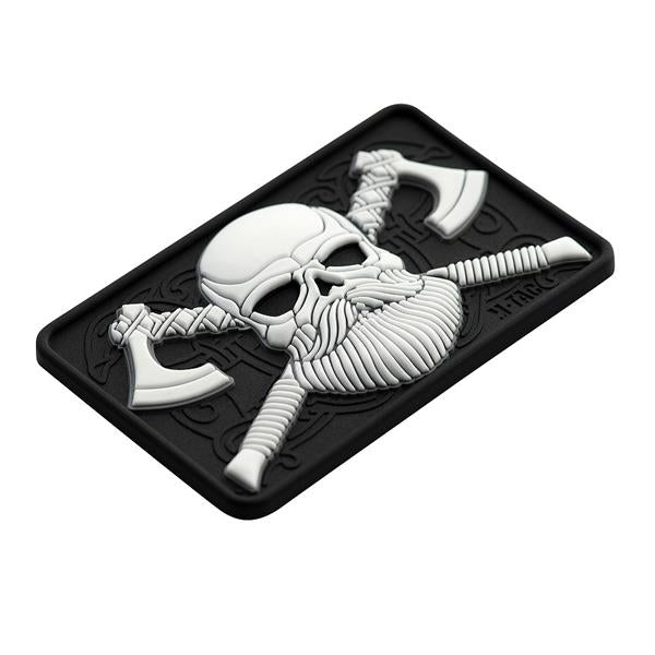 M-tac Uzšuve Bearded Skull 3d PVC
