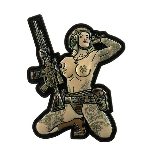 M-Tac Uzšuve Tactical Girl #1 Skandinavik ar Mjollnir PVC