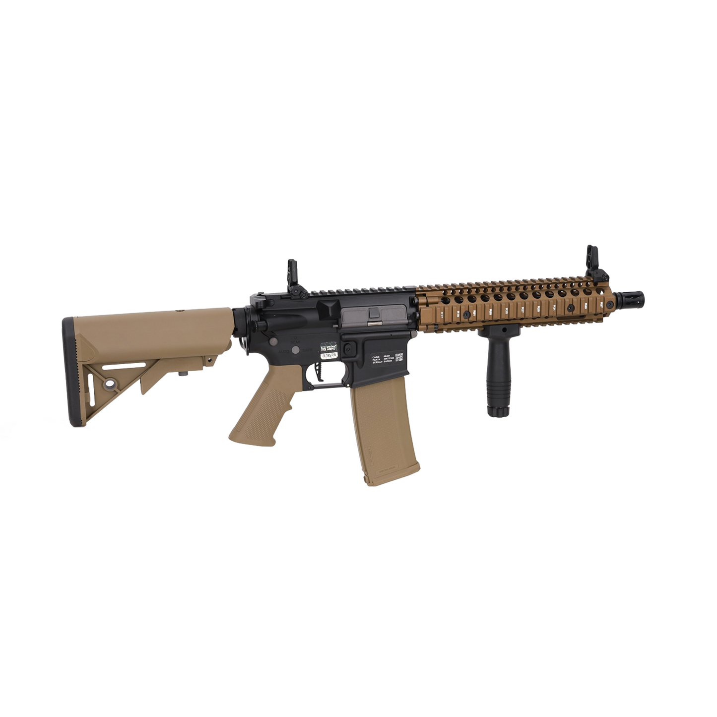 Specna Arms Daniel Defense® MK18 SA-P19 Prime™ BLDC™ Aster II ETU Replika - Chaos Bronze