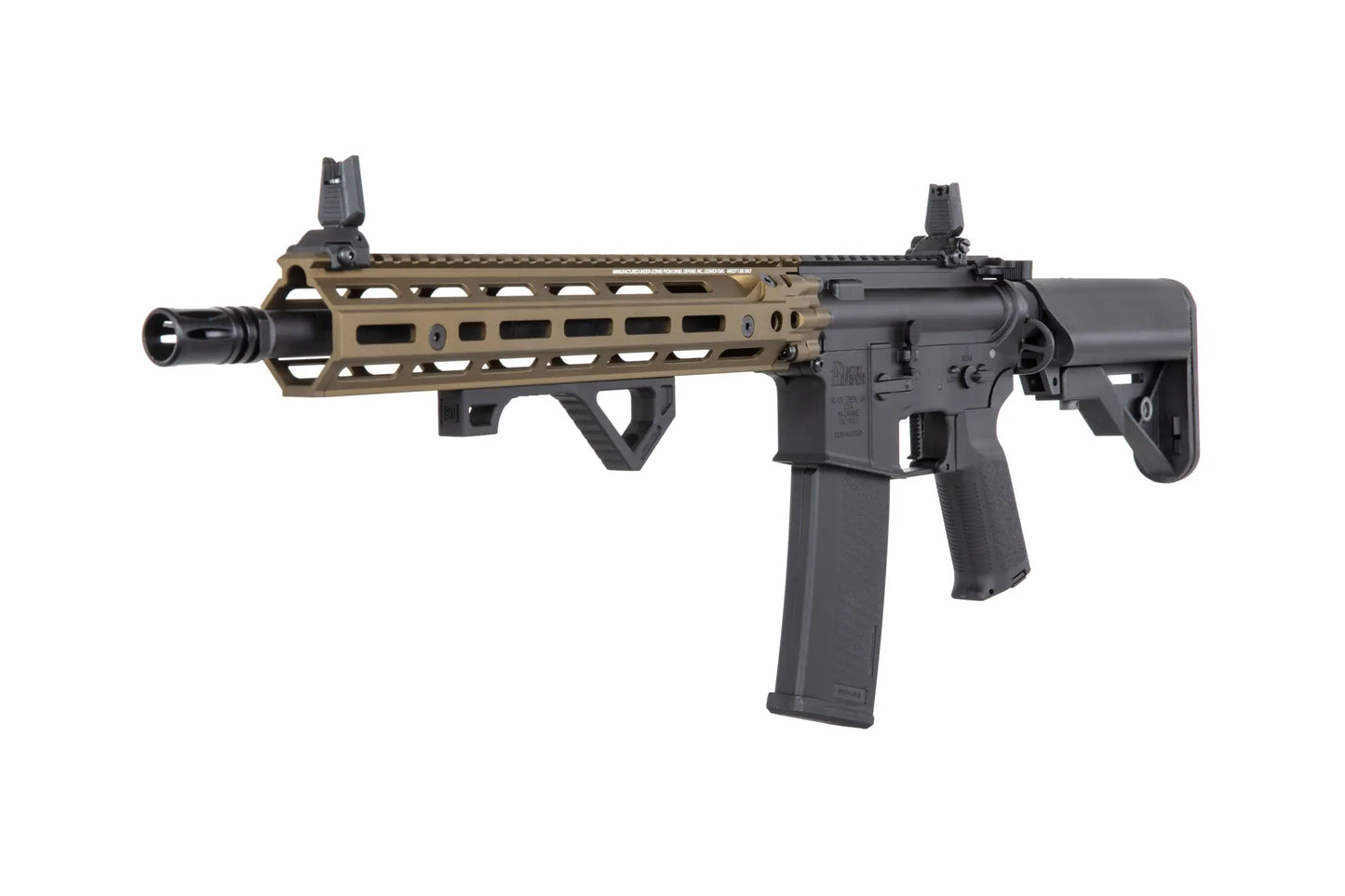 Specna Arms Daniel Defense® RIS III 12.5'' SA-P28 Prime™ Aster II ETU Brushless Motor Airsoft Replika - Chaos Bronze