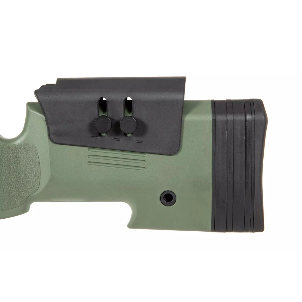 SA-S02 CORE™ Snaipera Šautenes Replika Ar Tēmēkli Un Bipod - Olive Drab