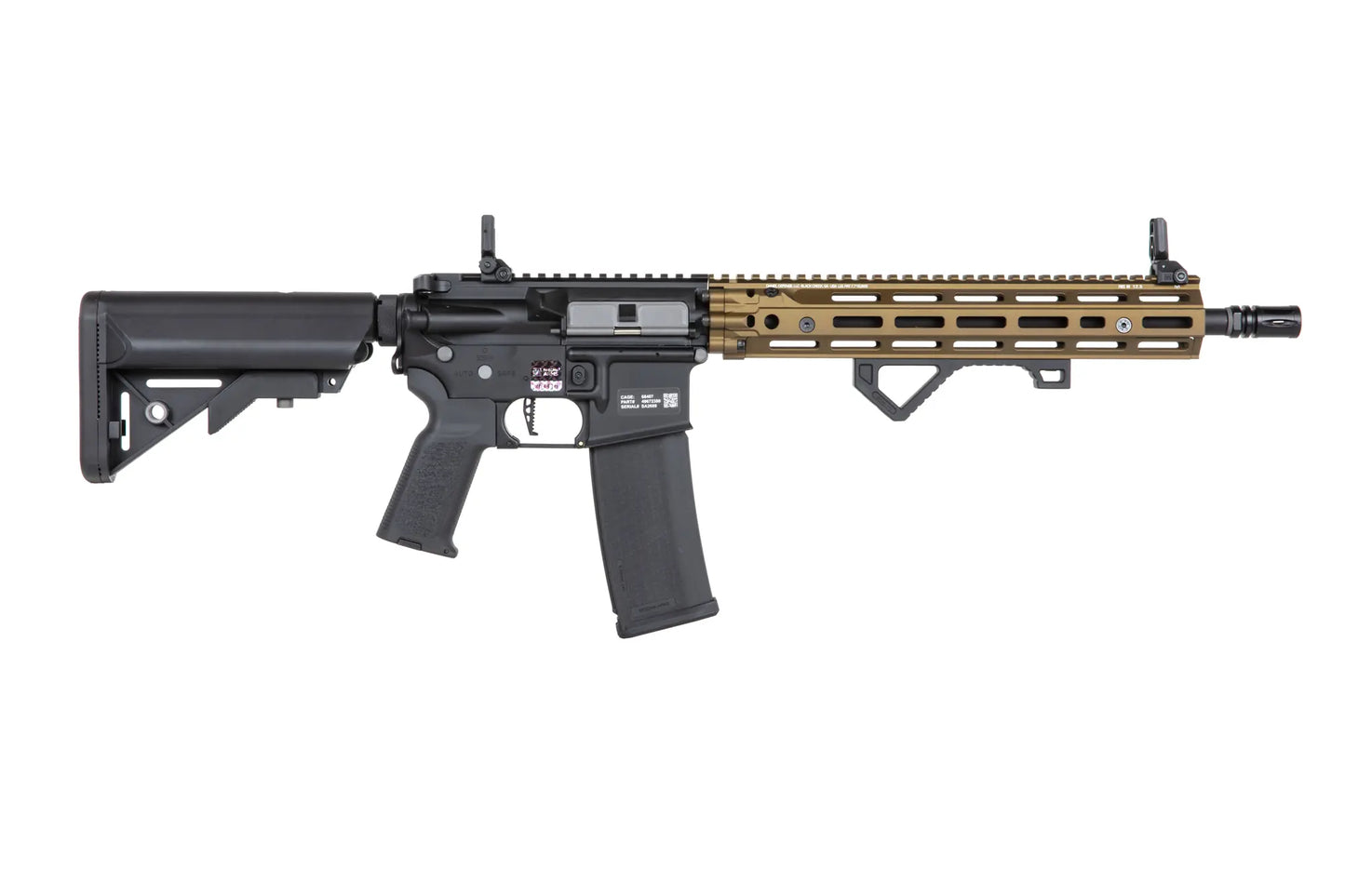 Specna Arms Daniel Defense® RIS III 12.5'' SA-P28 Prime™ Aster II ETU Brushless Motor Airsoft Replika - Chaos Bronze