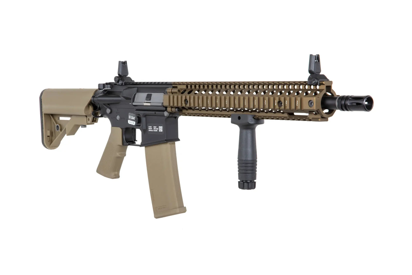 Specna Arms Daniel Defense® MK18 SA-P26 Prime™ Aster II ETU Brushless Motor Airsoft Replika - Chaos Bronze