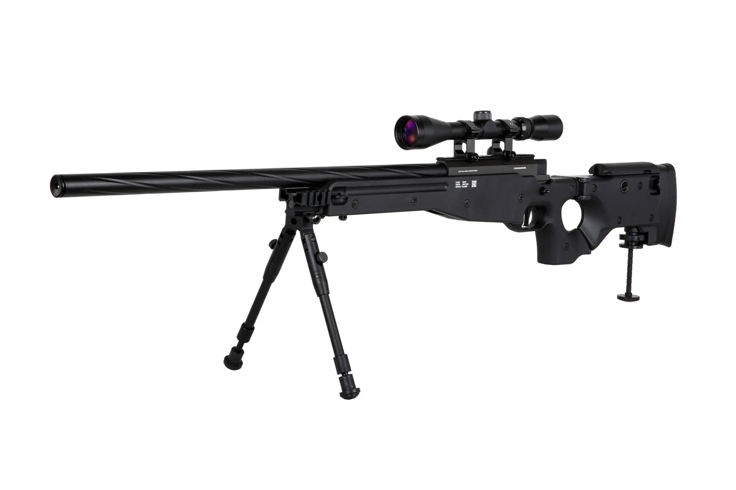 Specna Arms SA-S14 EDGE™ Snaipera Šautenes Replika Ar Tēmēkli Un Bipod - Black