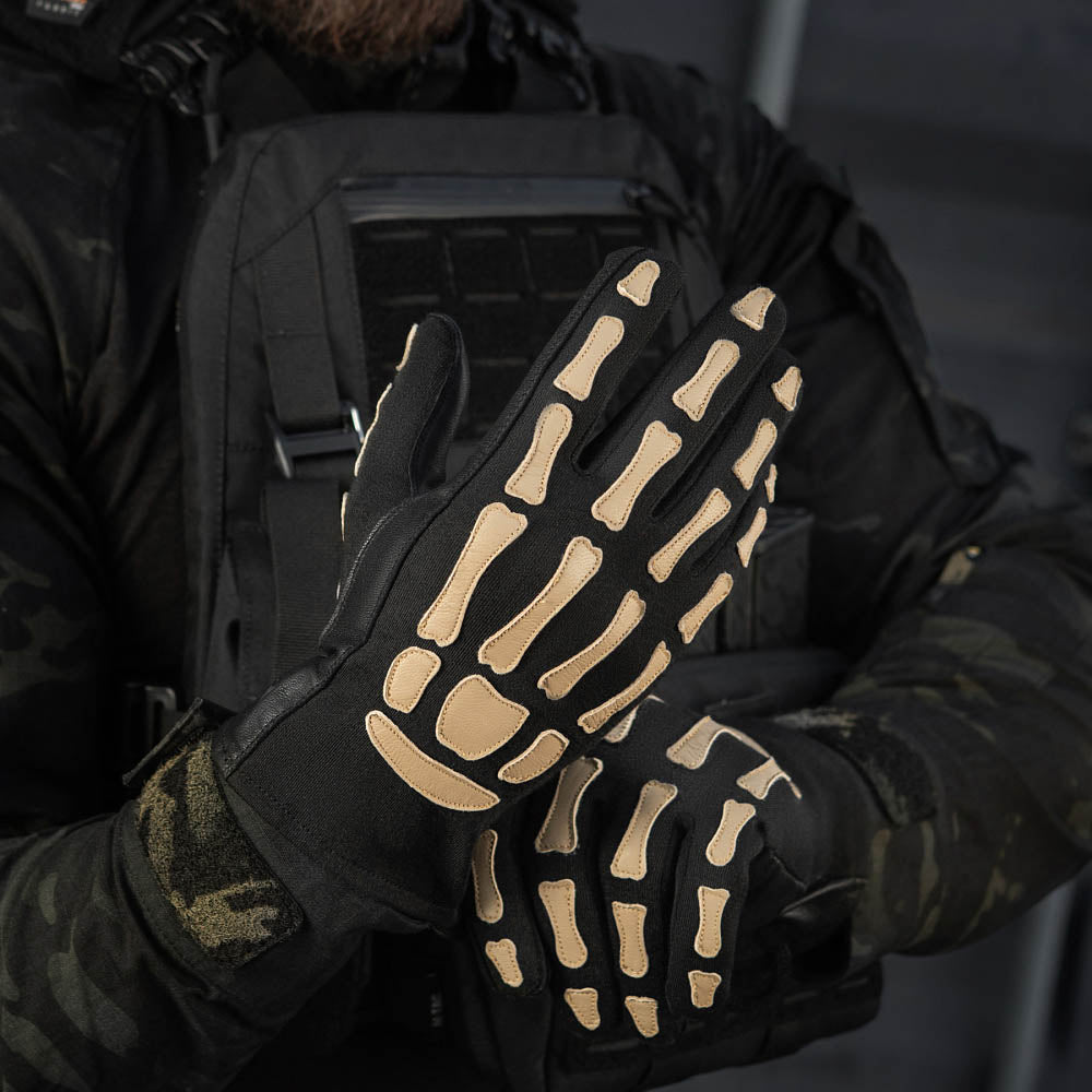 M-Tac Cimdi Skeleton Nomex - Black/Coyote