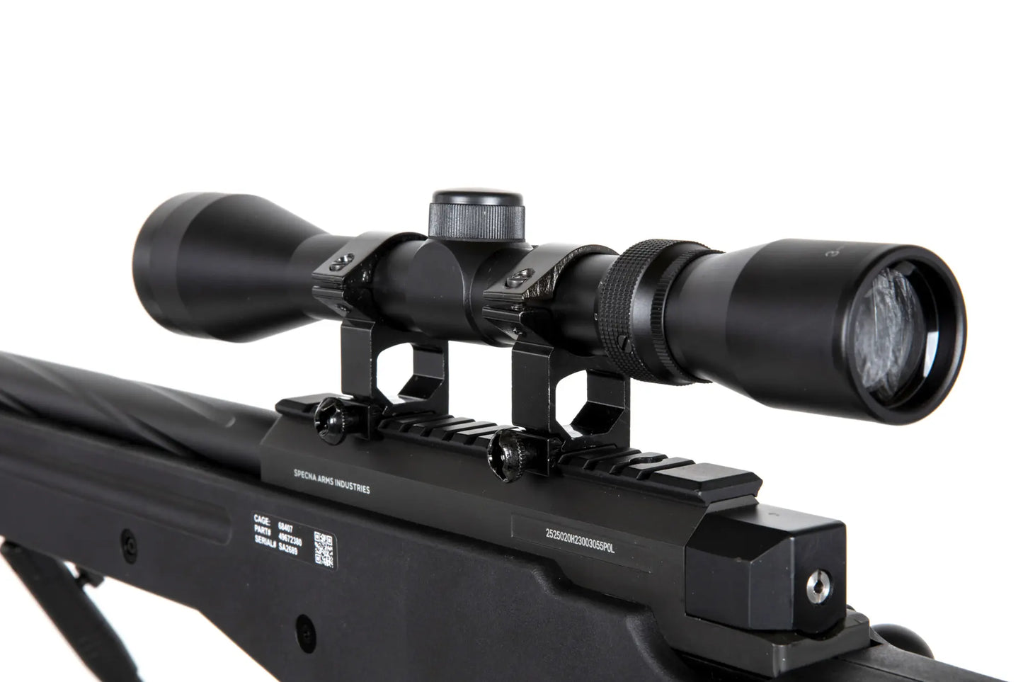 Specna Arms SA-S14 EDGE™ Snaipera Šautenes Replika Ar Tēmēkli Un Bipod - Black