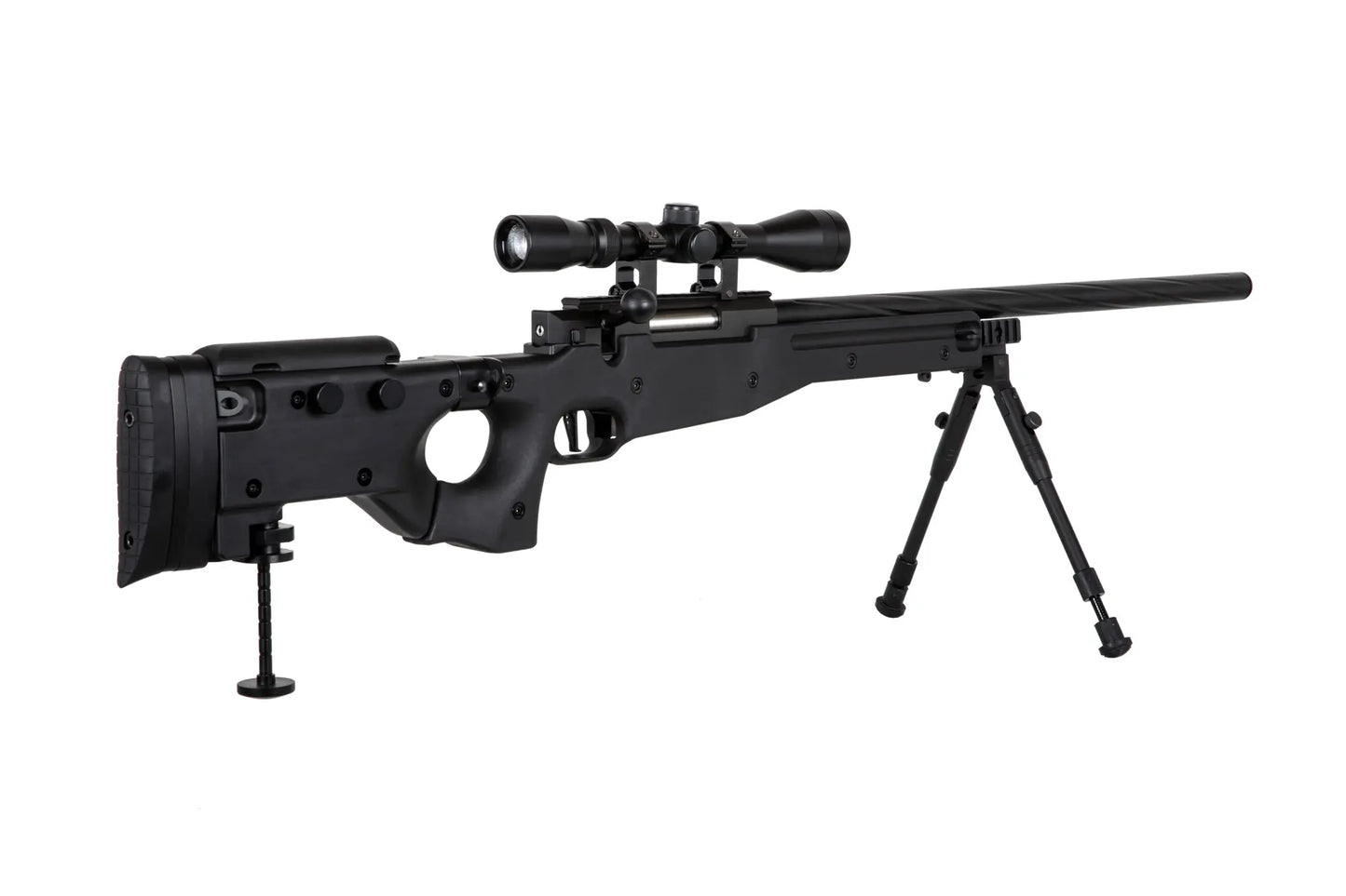 Specna Arms SA-S14 EDGE™ Snaipera Šautenes Replika Ar Tēmēkli Un Bipod - Black