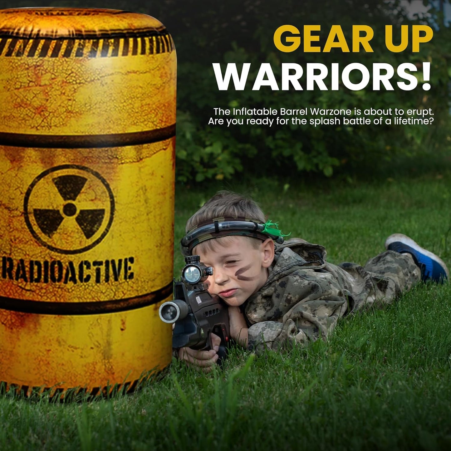 4 надувных декорации для лазертаг-поля