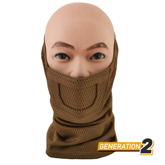 Cygnus Armory Face Warrior Aizsargmaska - Coyote