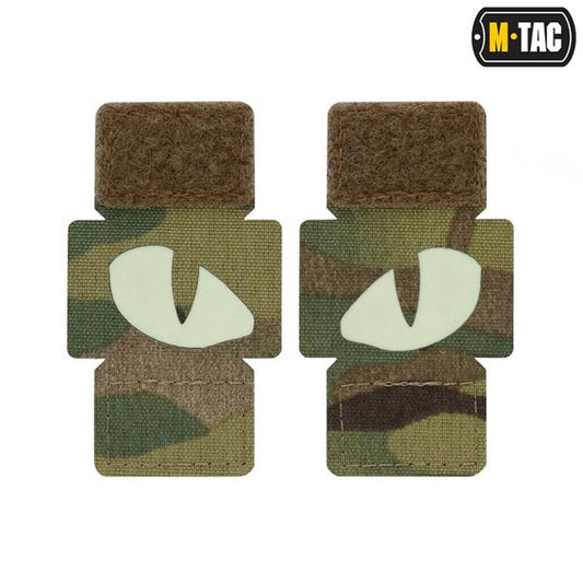 M-Tac Uzšuve Tiger Eyes Laser Cut GID (pāris)