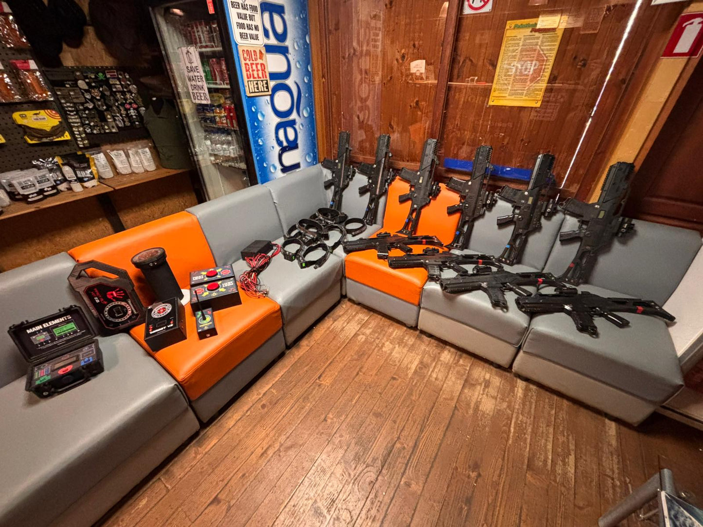 Used laser tag LSD Raven set for entertainment business