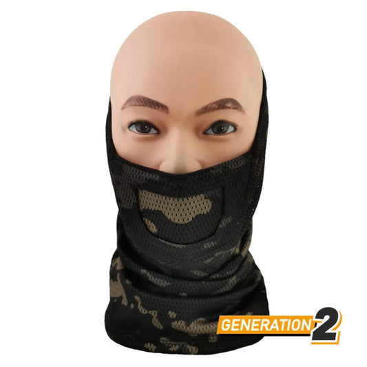 Cygnus Armory Face Warrior Aizsargmaska - Multicam Black