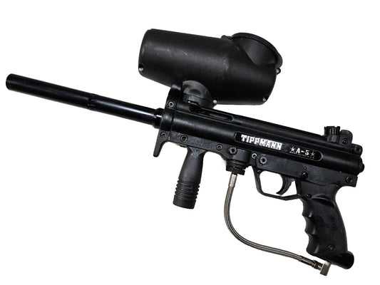 Tippmann A-5 Peintbola Markeris - Black ( Lietots )