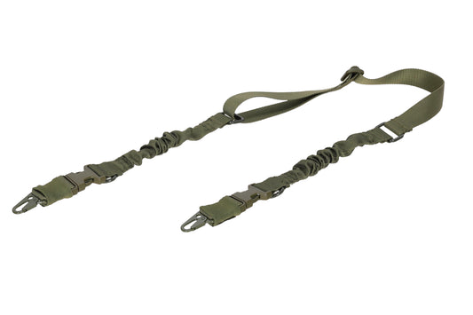 SATAC Bungee Tipa 2-Punktu Ieroču Siksna - Olive