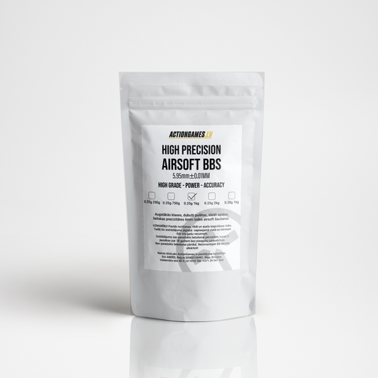 ActionGames.lv High Precision BBs 0.25g - 1 Kg.