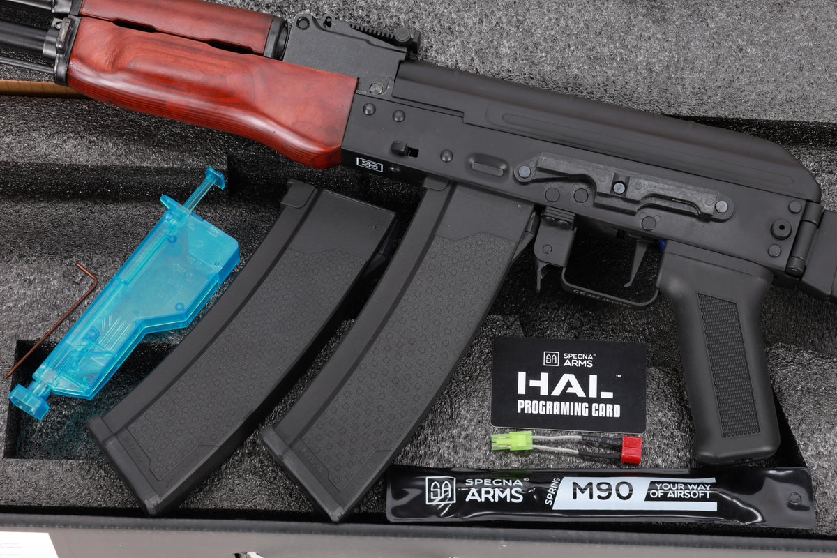 Specna Arms SA-J08 EDGE™ HAL ETU Gen.2 Airsoft Replika - Black/Wood