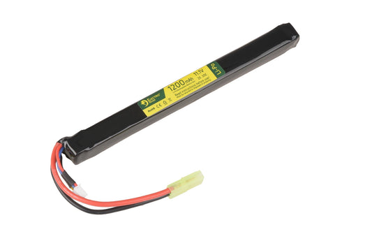 Akumulators LiPo 11.1V 1200mAh 2S/20C - priekš AK - Mini-Tamiya