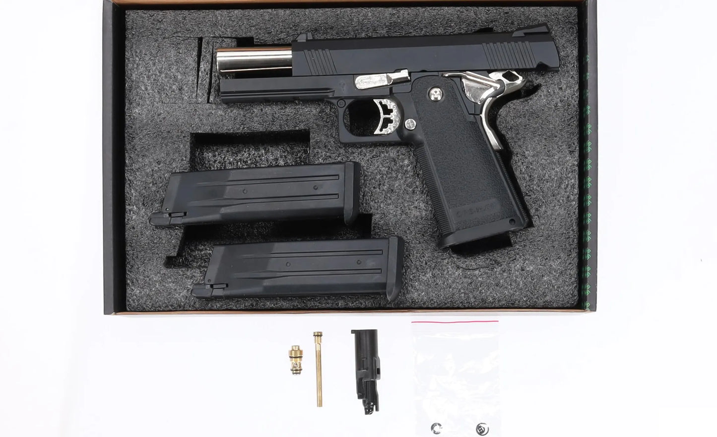 SA-VGP01 VAPOR™ Airsoft Pistoles Replika - Black / Silver