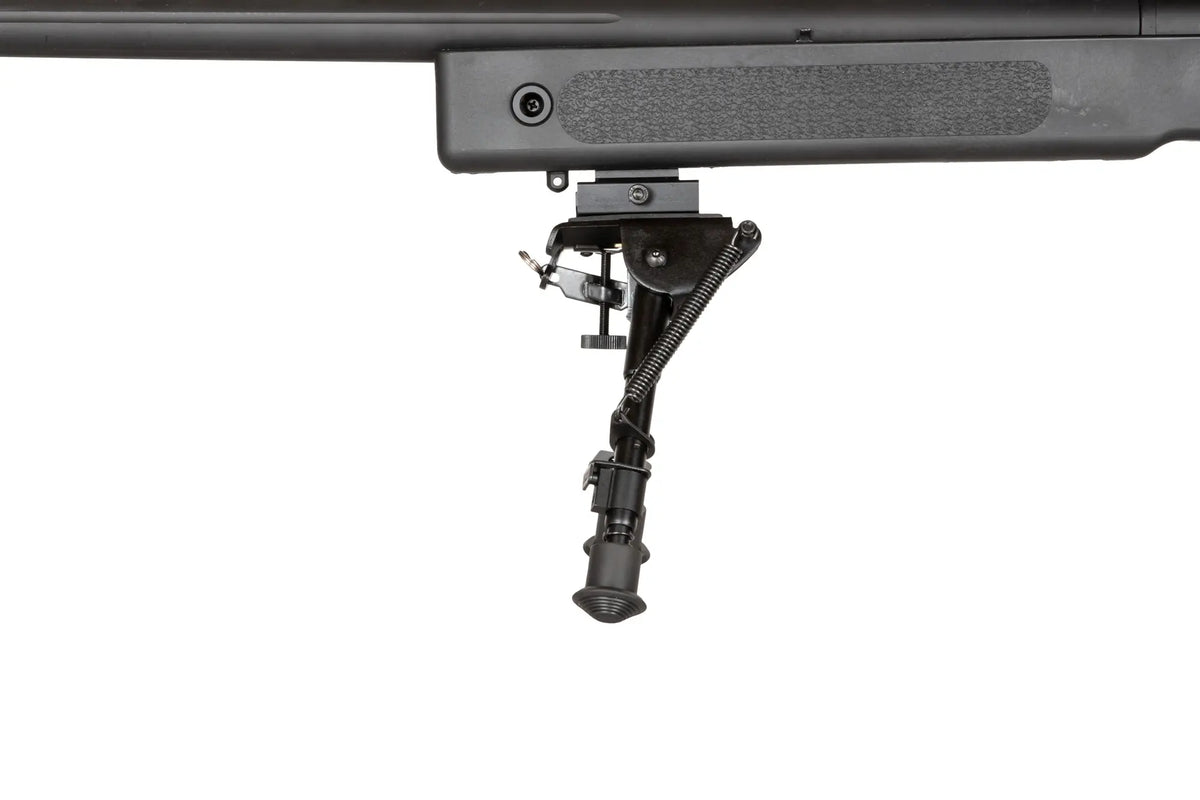 SA-S02 CORE™ High Velocity Snaipera Šautenes Airsoft Replika Ar Tēmēkli Un Divkāji - Black