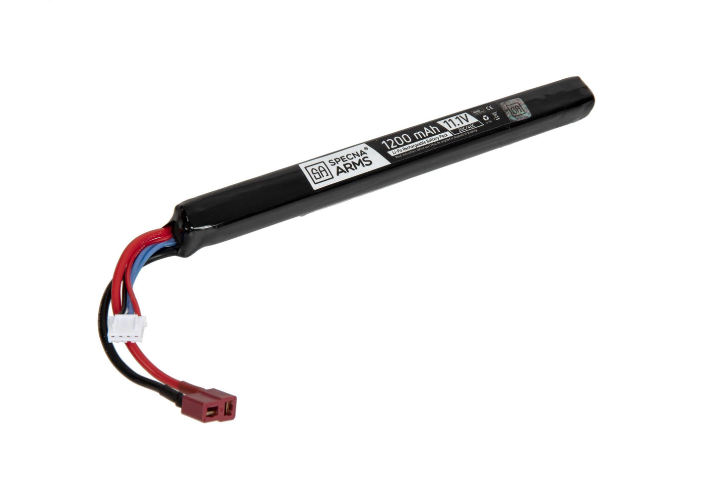Akumulators Specna Arms LiPo 11.1V 1200mAh 20C/40C Priekš AK - Deans