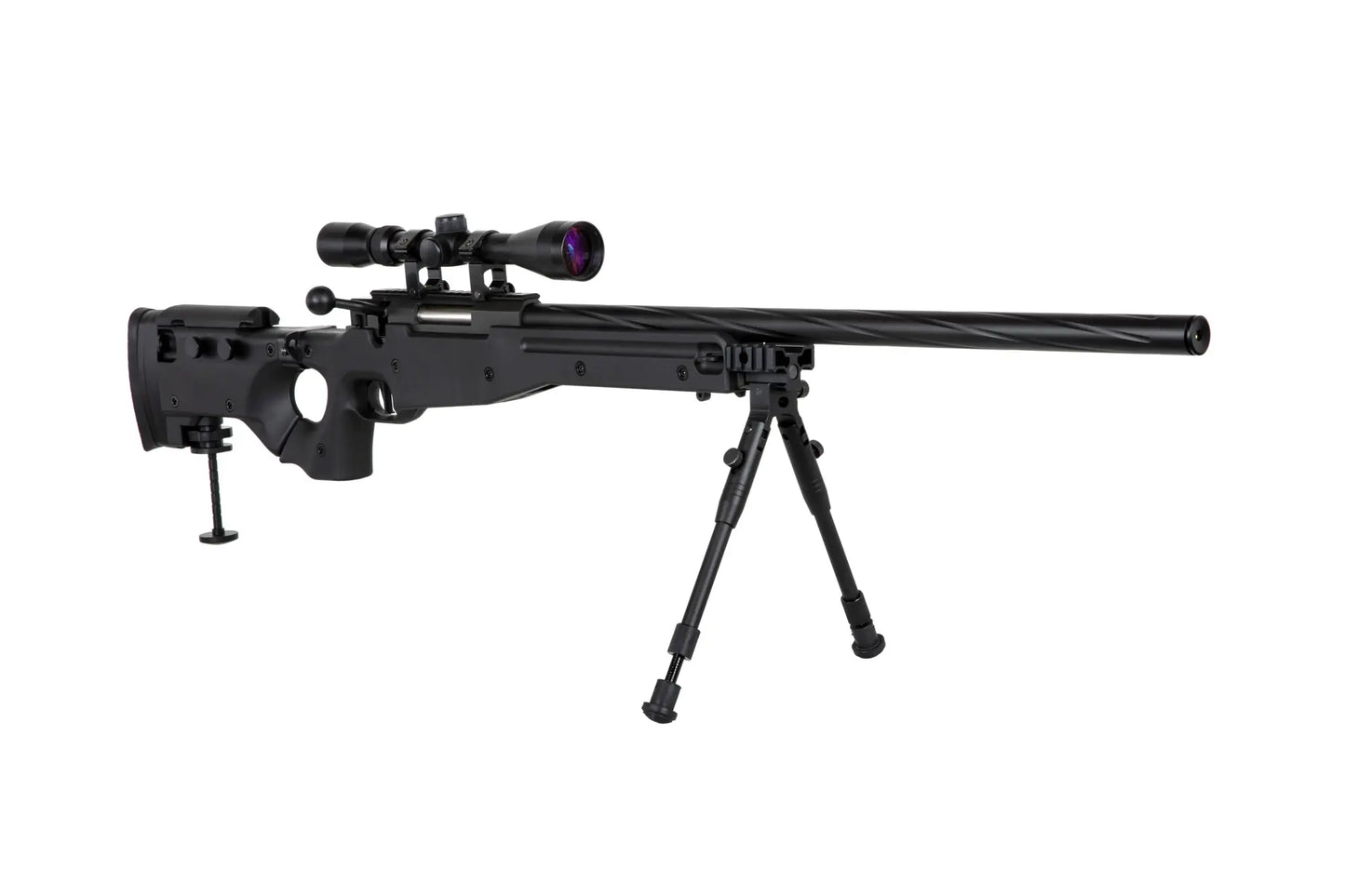 Specna Arms SA-S14 EDGE™ Snaipera Šautenes Replika Ar Tēmēkli Un Bipod - Black