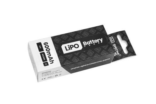 Akumulators Specna Arms LiPo 11.1V 600mAh 20/40C - Priekš PDW - Deans