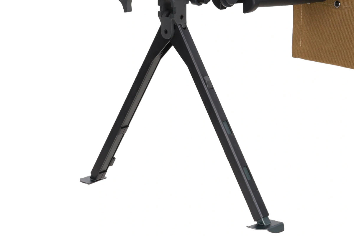 FN Herstal M249 MK2 Twin Motor EDGE AEG airsoft ložmetējs — melns