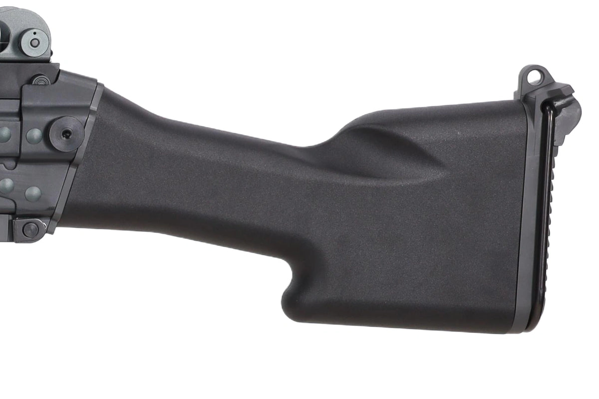 FN Herstal M249 MK2 Twin Motor EDGE AEG airsoft ložmetējs — melns