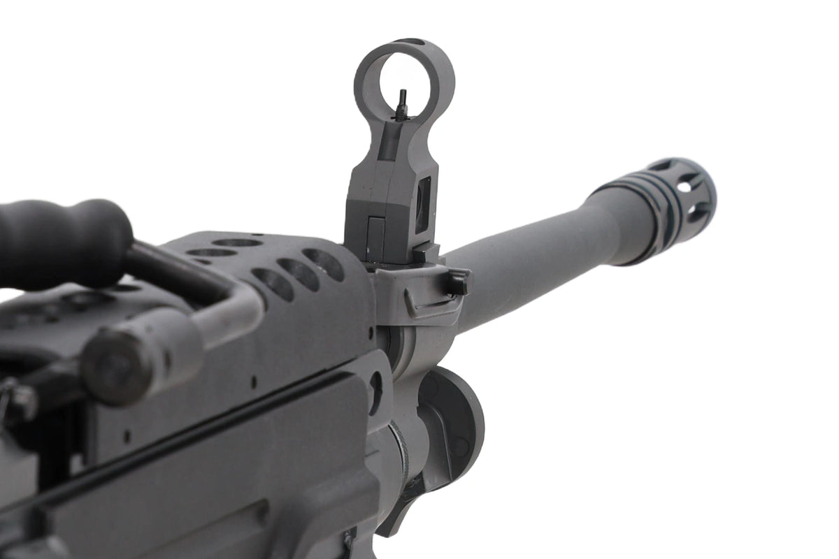 FN Herstal M249 MK2 Twin Motor EDGE AEG airsoft ložmetējs — melns