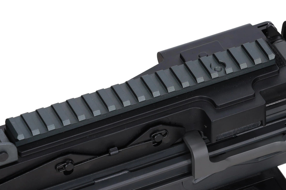 FN Herstal M249 MK2 Twin Motor EDGE AEG airsoft ložmetējs — melns