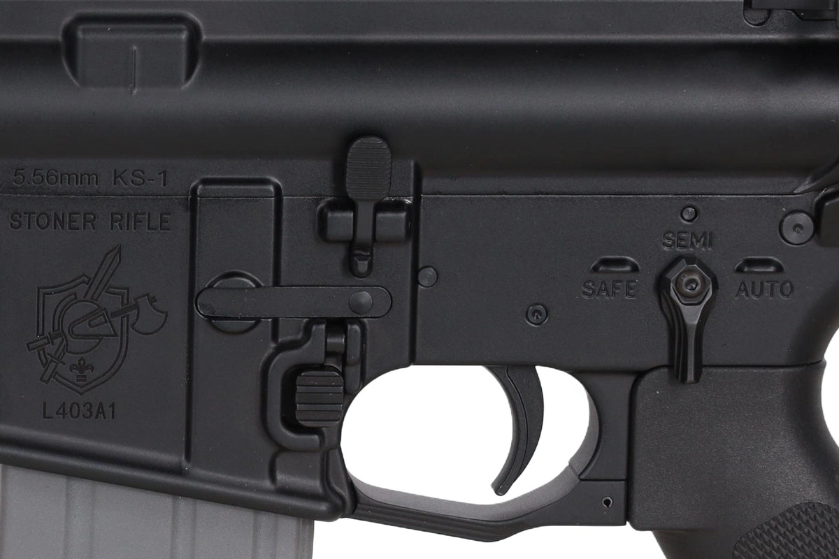 Knight's Armament Company KS-1 VAPOR GBBR replika 13,7″ — Melna