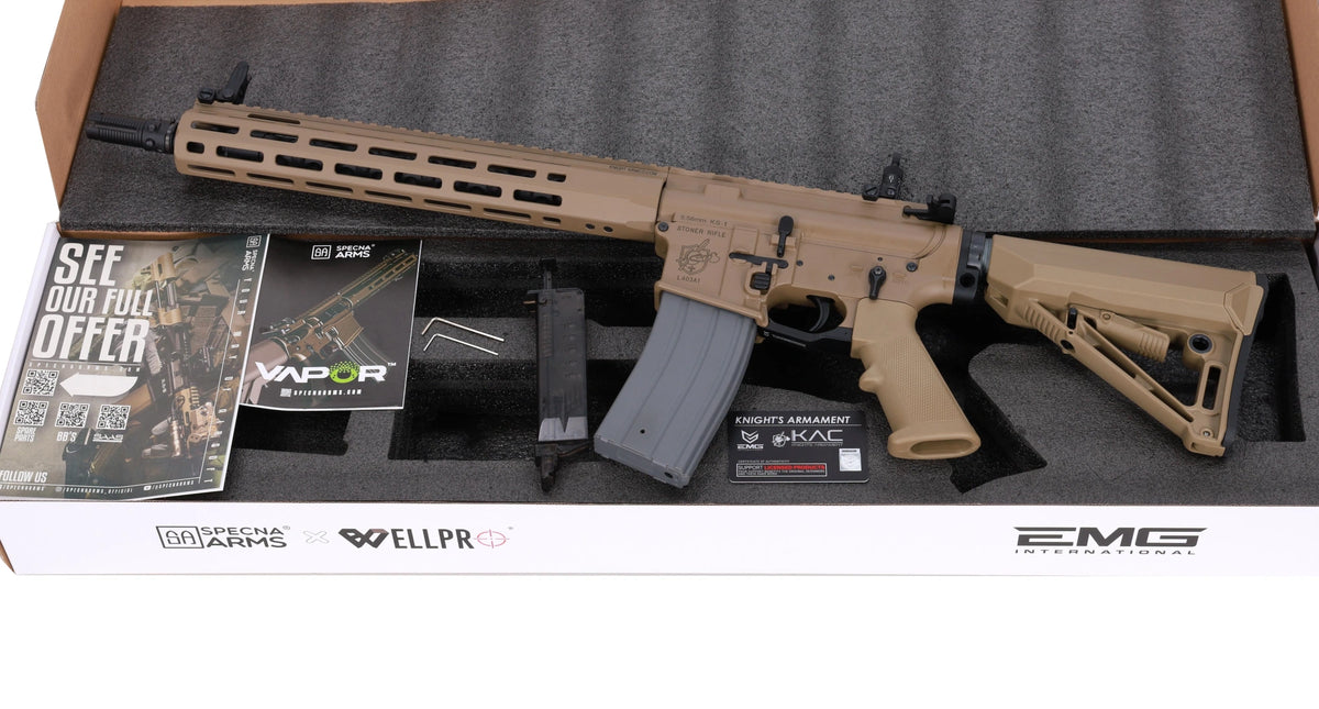 Knight's Armament Company KS-1 VAPOR GBBR replika 13,7″ — Tan