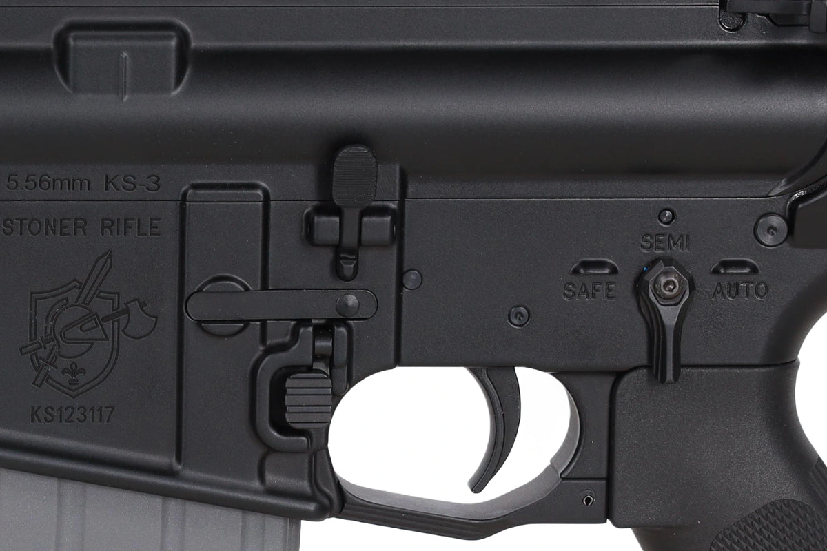 Knight's Armament Company KS-3 VAPOR GBBR replika 10,5″ — Melna