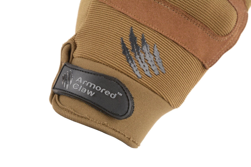 Armored Claw Shield Flex Taktiskie Cimdi - Tan