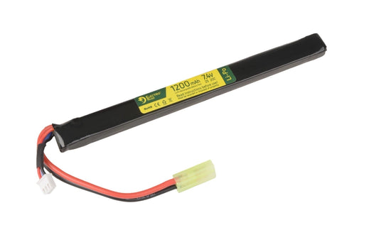 Akumulators LiPo 7.4V 1200mAh 20/40C - priekš AK - Mini-Tamiya