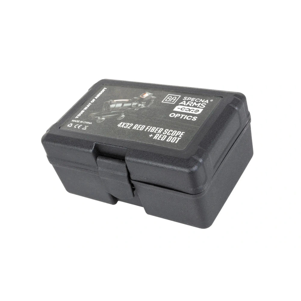 Specna Arms CORE™ RedFiber 4×32 Scope + Sharp Red Dot Sight