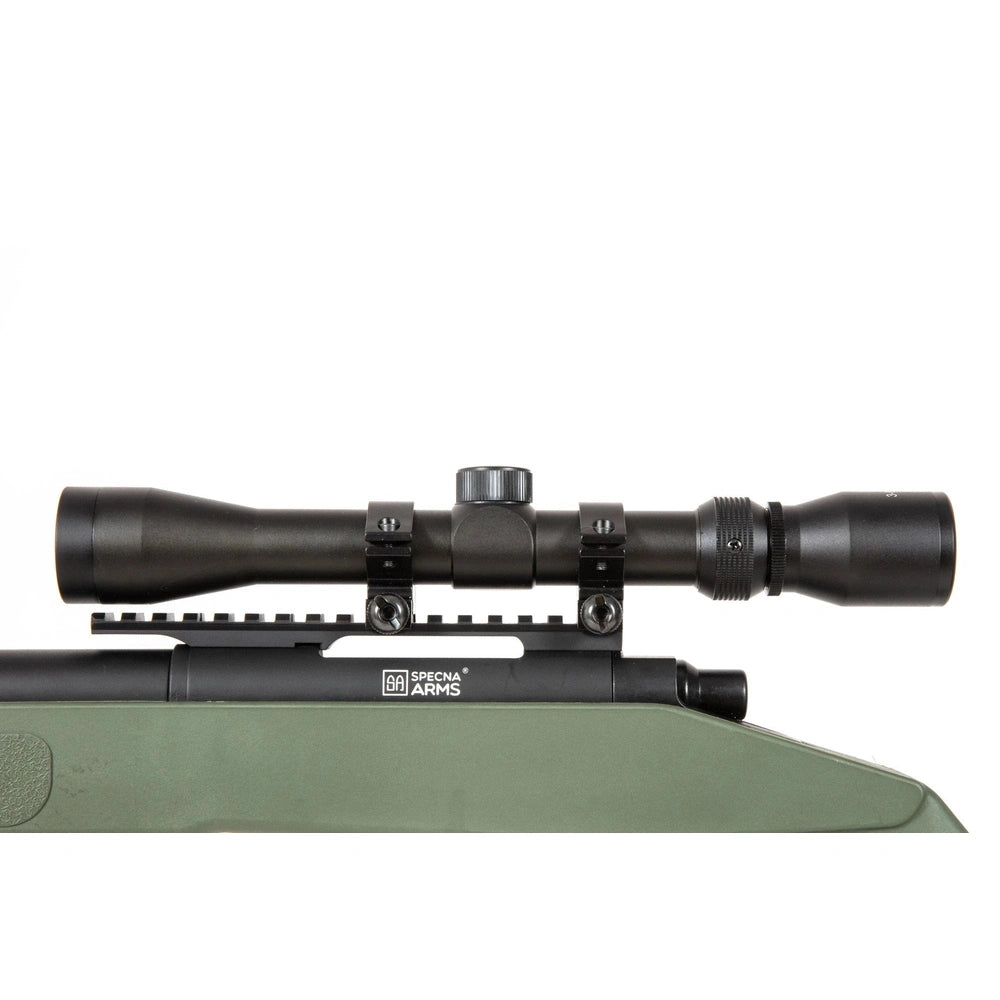 SA-S02 CORE™ Snaipera Šautenes Replika Ar Tēmēkli Un Bipod - Olive Drab