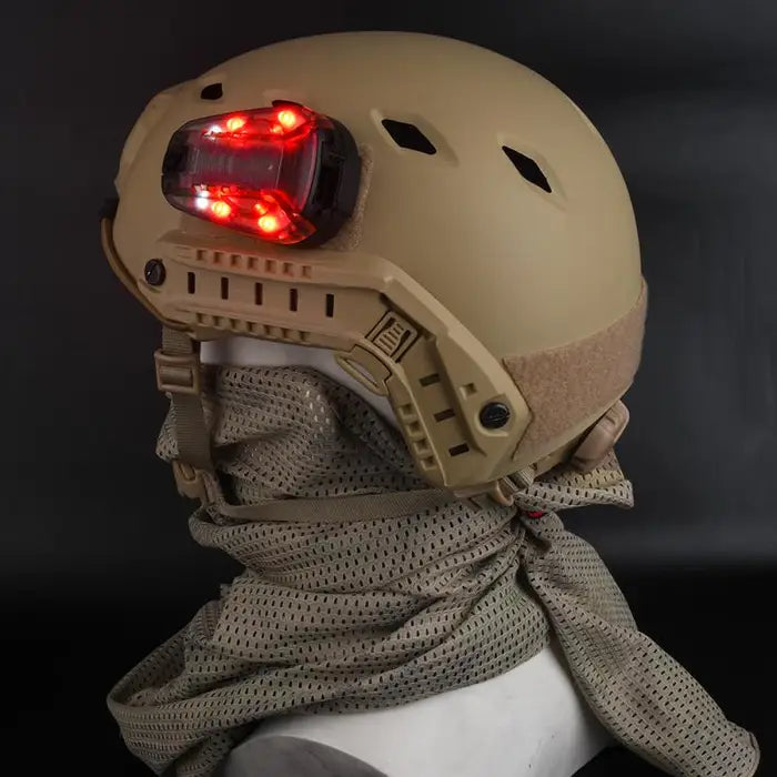 WADSN HS6 Gen3 Ķiveres Gaisma - Red LED - Black