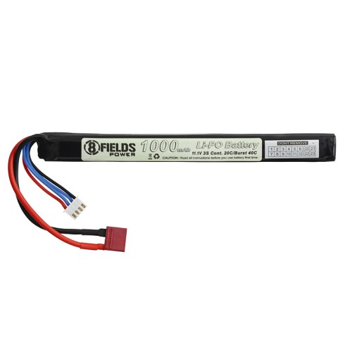 Akumulators Li-Po 1000mAh 11,1V 20/40C - Deans