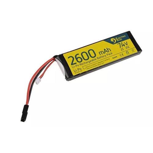 Akumulators Li-Po 2600mAh 7,4V 25/50C - Mini Tamiya