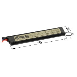 Akumulators Li-Po 1200mAh 7,4V 20/40C - Deans