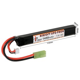 Akumulators Li-Po 1450mAh 7,4V 20C - Mini Tamiya