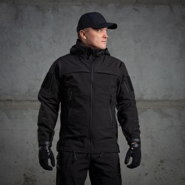 M-Tac soft shell policijas jaka - Melns