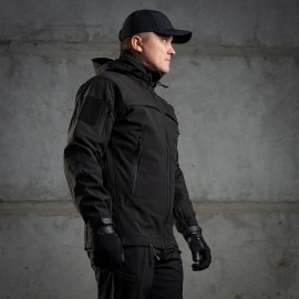 M-Tac soft shell policijas jaka - Melns