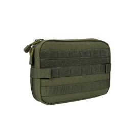 Liels Administrācijas Pouch Ar Kartes Turētāju - Olive