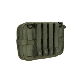 Liels Administrācijas Pouch Ar Kartes Turētāju - Olive